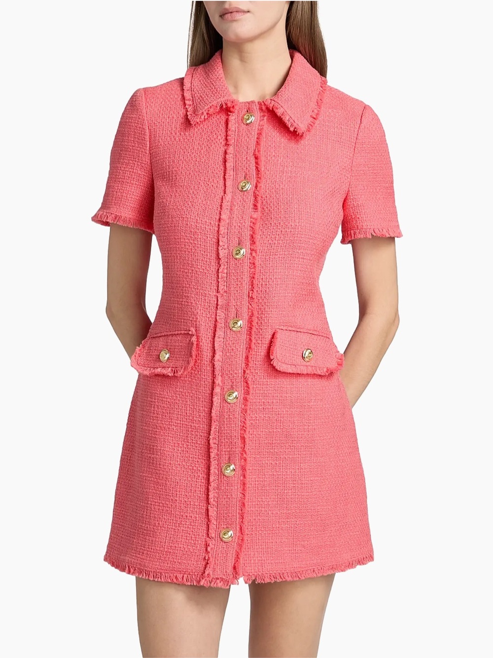 Cinq à Sept Pammy Cotton Tweed A-Line Minidress